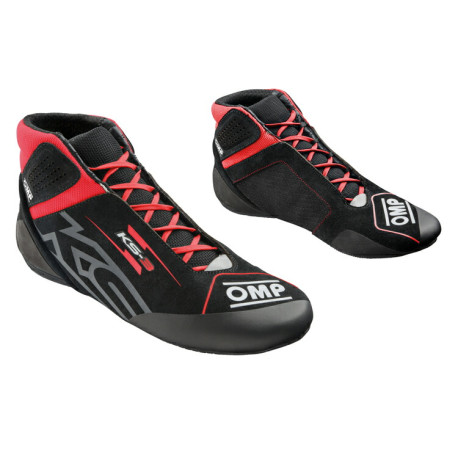 Akcie Kartingové topánky OMP KS-3 my2026, čierna/červená | race-shop.sk