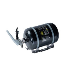 Mechanický hasiaci prístroj OMP CMSST7 Ecolife Plus Steel 3kg s FIA, čierny