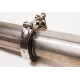 V-band spony Quick Release V-BAND spona na výfuk 57mm (2,25") s prírubami | race-shop.sk