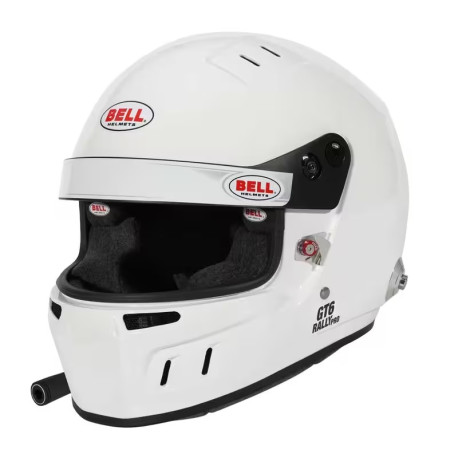 Uzatvorené prilby Helmet BELL GT6 RALLY PRO, white (HANS) | race-shop.sk