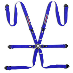 FIA 6 point safety belts SPARCO Martini Racing COMPETITION H-2 PD my2026, blue