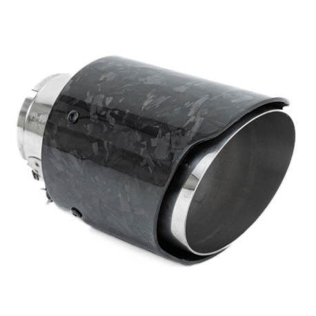 S jedným výstupom Koncovka výfuku RACES CARBON 101mm, vstup 76mm - Forged Carbon lesklý | race-shop.sk