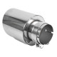 S jedným výstupom Koncovka výfuku RACES INOX 101mm, vstup 63mm - Lesklá | race-shop.sk
