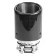 S jedným výstupom Koncovka výfuku RACES CARBON 101mm, vstup 63.5mm - Lesklá | race-shop.sk