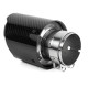 S jedným výstupom Koncovka výfuku RACES CARBON 101mm, vstup 63.5mm - Lesklá | race-shop.sk