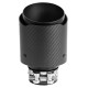 S jedným výstupom Koncovka výfuku RACES CARBON 89mm, vstup 60mm - Matná | race-shop.sk
