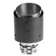 S jedným výstupom Koncovka výfuku RACES CARBON 101mm, vstup 54mm - Matná | race-shop.sk