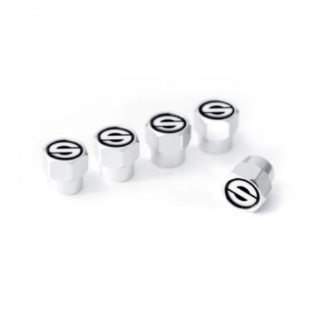 Ozdobné kryty ventilov SPARCO CORSA 5 wheel air valve caps set | race-shop.sk