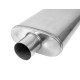 1x vstup / 2x výstup Nerezový stredový tlmič RACES 55, vstup 2,75" (70mm), výstup 2,75" (70mm) | race-shop.sk