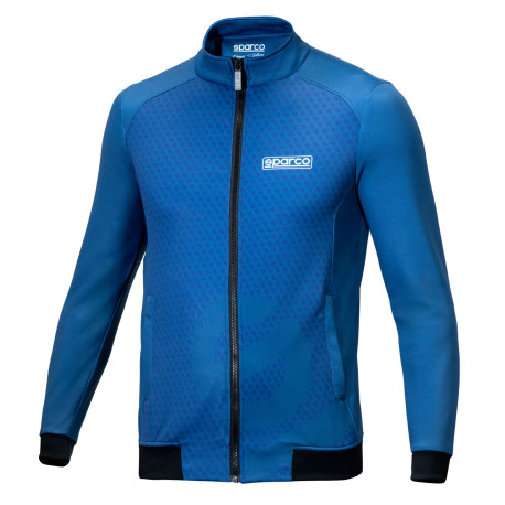 Mikiny a bundy Sparco Full Zip Mikina SUBLY, modrá | race-shop.sk