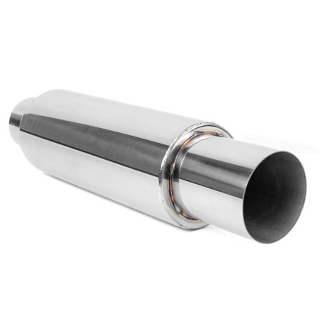 Okruhle - Jednostenné Nerezový koncový tlmič RACES 37, vstup 3" (76mm) SS304 | race-shop.sk