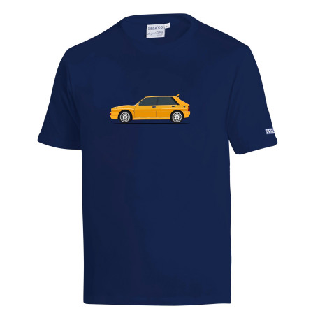 Tričká Tričko Sparco LANCIA HF DELTA INTEGRALE, blue marine/žltá | race-shop.sk