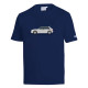 Spacro T-shirt LANCIA HF DELTA INTEGRALE, blue marine/white