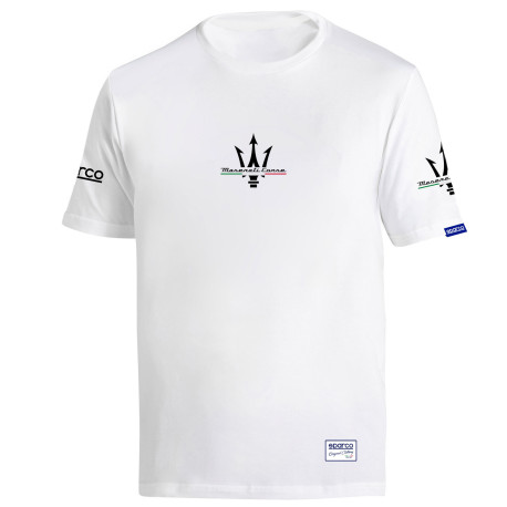 Tričká Tričko Sparco MASERATI CORSE, biela | race-shop.sk