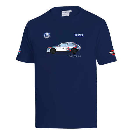 Tričká Tričko Sparco Martini Racing LANCIA S4, blue marine | race-shop.sk