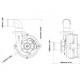 Vodné pumpy Davies Craig EWP80 Alloy Flange Combo - Remote Electric Water Pump & Controller (12V) | race-shop.sk
