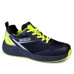 Sparco safety shoes GEORGE S3S, blue marine/fluo yellow