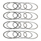 Časti motora Manley Piestne krúžky 3.662 1.2mm x 1.2mm x 3mm STL TOP | race-shop.sk
