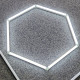 Svietidlá 14-Panel LED WHITE Hexagon Honeycomb Garage Lightning | race-shop.sk