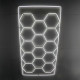 Svietidlá 14-Panel LED WHITE Hexagon Honeycomb Garage Lightning | race-shop.sk