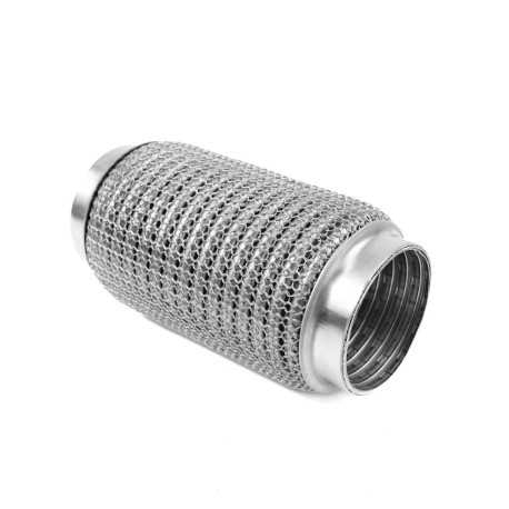 Pružná spojka (SS304 vystužená) Výfuková pružná spojka PRO 150x60mm, nerez | race-shop.sk