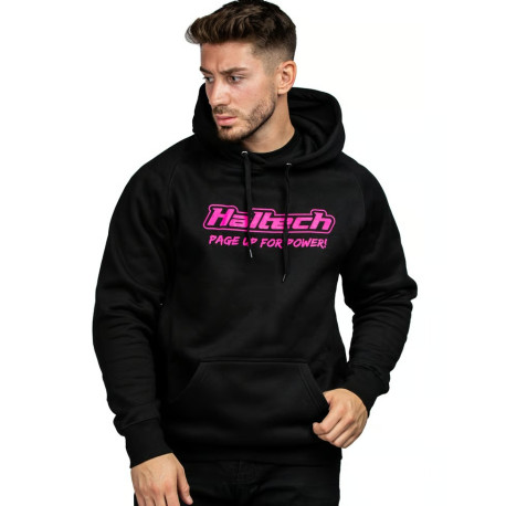 Mikiny a bundy HALFTECH "CLASSIC" hoodie, black/pink | race-shop.sk