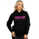 Mikiny a bundy HALFTECH "CLASSIC" hoodie, black/pink | race-shop.sk