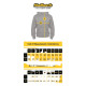 Mikiny a bundy HALFTECH "CLASSIC" hoodie, yellow | race-shop.sk