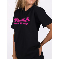 HALFTECH "CLASSIC" t-shirt, black/pink