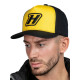 Čiapky a šiltovky HALFTECH Snapback Cap, yellow with H logo | race-shop.sk
