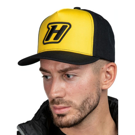 Čiapky a šiltovky HALFTECH Snapback Cap, yellow with H logo | race-shop.sk