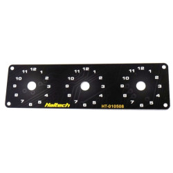 Haltech Triple Switch Panel Only includes Yellow & Red knobs