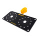 Haltech Haltech Dual Switch Panel Kit - includes Yellow knob | race-shop.sk