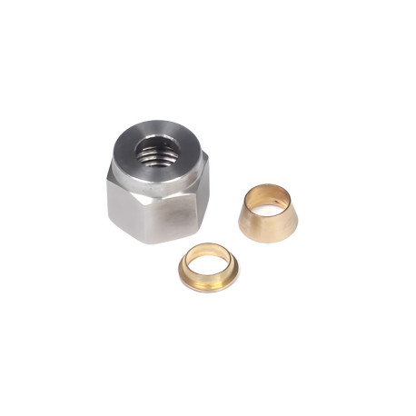 Haltech Haltech 1/4" Nut and Brass Ferrule Only | race-shop.sk