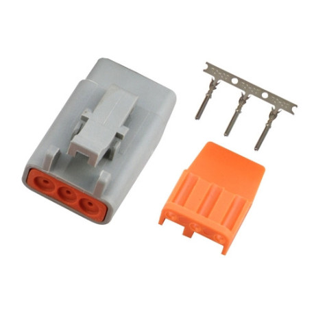 Haltech Haltech Plug and Pins Only Male Deutsch DTM-3 Conn (7.5 Amp) | race-shop.sk