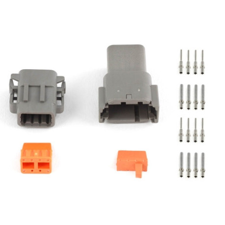 Haltech Haltech Plug & Pins Only Set of Deutsch DTM-8 Conn (7.5 Amp) | race-shop.sk