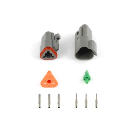 Haltech Haltech Plug & Pins Only Set DT-3 Conn (DT06-3S + DT04-3P) ( | race-shop.sk