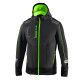 Mikiny a bundy SPARCO TECH SOFT-SHELL YORK, sivá/zelená | race-shop.sk