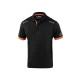 SPARCO TECH POLO TW, čierna/oranžová