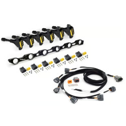 Haltech R35 Coil Conv Kit for Toy JZ Incl bracket, coils, co