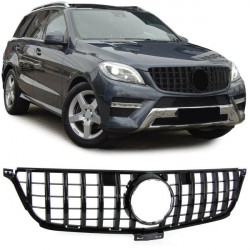 RACES maska chladiča (Sport) pre Mercedes ML W166 11-15, lesklá čierna POŠKODENÉ