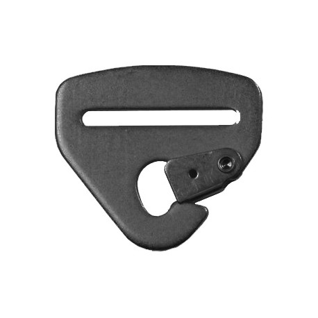 Bezpečnostné pásy a príslušenstvo Upevňovacia pracka (karabína) bezpečnostných pásov - čierna | race-shop.sk