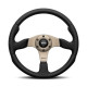 Volanty 3 spoke steering wheel MOMO RACE 2.0 black-anthracite 350mm, leather | race-shop.sk