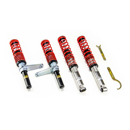 MTS Technik komplet Športový výškovo nastaviteľný podvozok MTS STREET SERIES pre Audi 80 B1 Sedan (80/82) 05/72 - 07/78 (Inox) | race-shop.sk