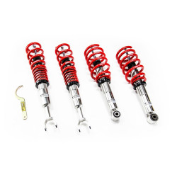 Športový výškovo nastaviteľný podvozok MTS STREET SERIES pre Audi A6 C5 (4B) 01/97 - 01/05 (Inox)