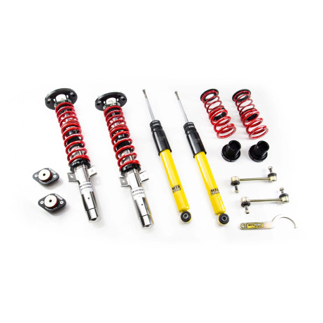 MTS Technik komplet Športový výškovo nastaviteľný podvozok MTS STREET SERIES pre BMW 3 (E46) 12/97 - 05/05 (Inox) | race-shop.sk