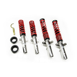 Športový výškovo nastaviteľný podvozok MTS STREET SERIES pre Ford MONDEO III (B5Y) 10/00 - 03/07 (Inox)