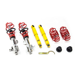 Športový výškovo nastaviteľný podvozok MTS STREET SERIES pre Opel ASTRA H (A04) 01/04 - 05/14 (Inox)