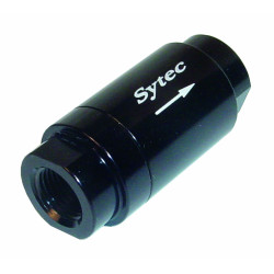 Sytec Motorsport Oneway fuel valve with 1/8NPT Female - Black