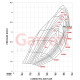 Complete Turbos Garrett 934115-5003S Turbocharger G-Series II G25-700, 0.72 A/R, Wastegated, Reverse Rotation | race-shop.sk